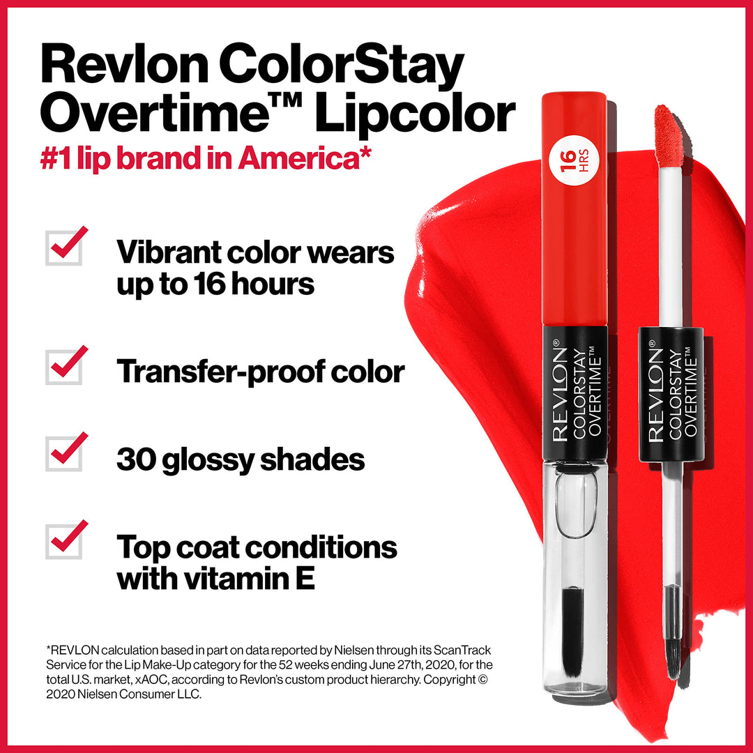 REVLON Liquid Lipstick with Clear Lip Gloss, ColorStay 