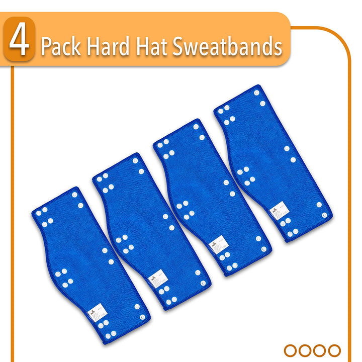 - Hard Hat Sweatband, 4 pcs, Hard Hat Liner, Hard Hat Accessories, Sweatbands for Hats, Hardhat Sweatbands Washable, Reusable Hardhat Sweatbands, Sweat Bands for Hard Hats.