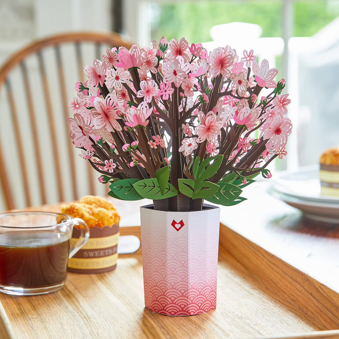 Everyday Pop-Up Card for Her and Him - 3D Pop-Up Bouquet Greeting Cards for Men, Women - Butterfly - 10.25 x 7.5 Floral Bouquet - Blank Note Card &amp; Envelope Included