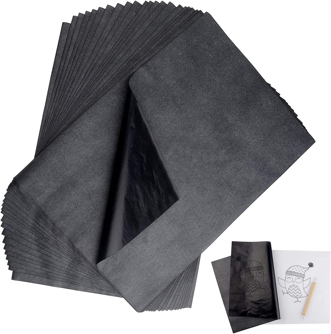 Paperzoid 30-Pack Carbon Paper for Tracing Patterns and