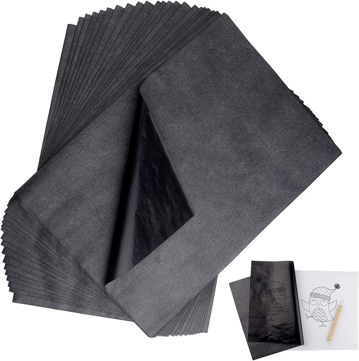 Paperzoid 30-Pack Carbon Paper for Tracing Patterns and