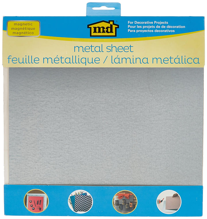 M-D Hobby &amp; Craft Silver Magnetic Steel Sheet 12X12