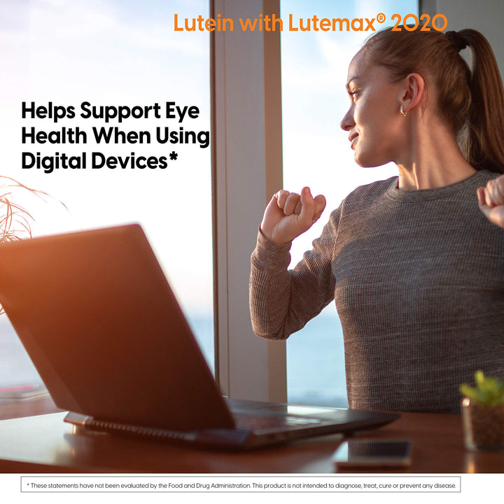 Doctor&#39;s Best Lutein Featuring Lutemax, Non-GMO, Gluten Free, Eye Health, 20 mg, 60 Softgels