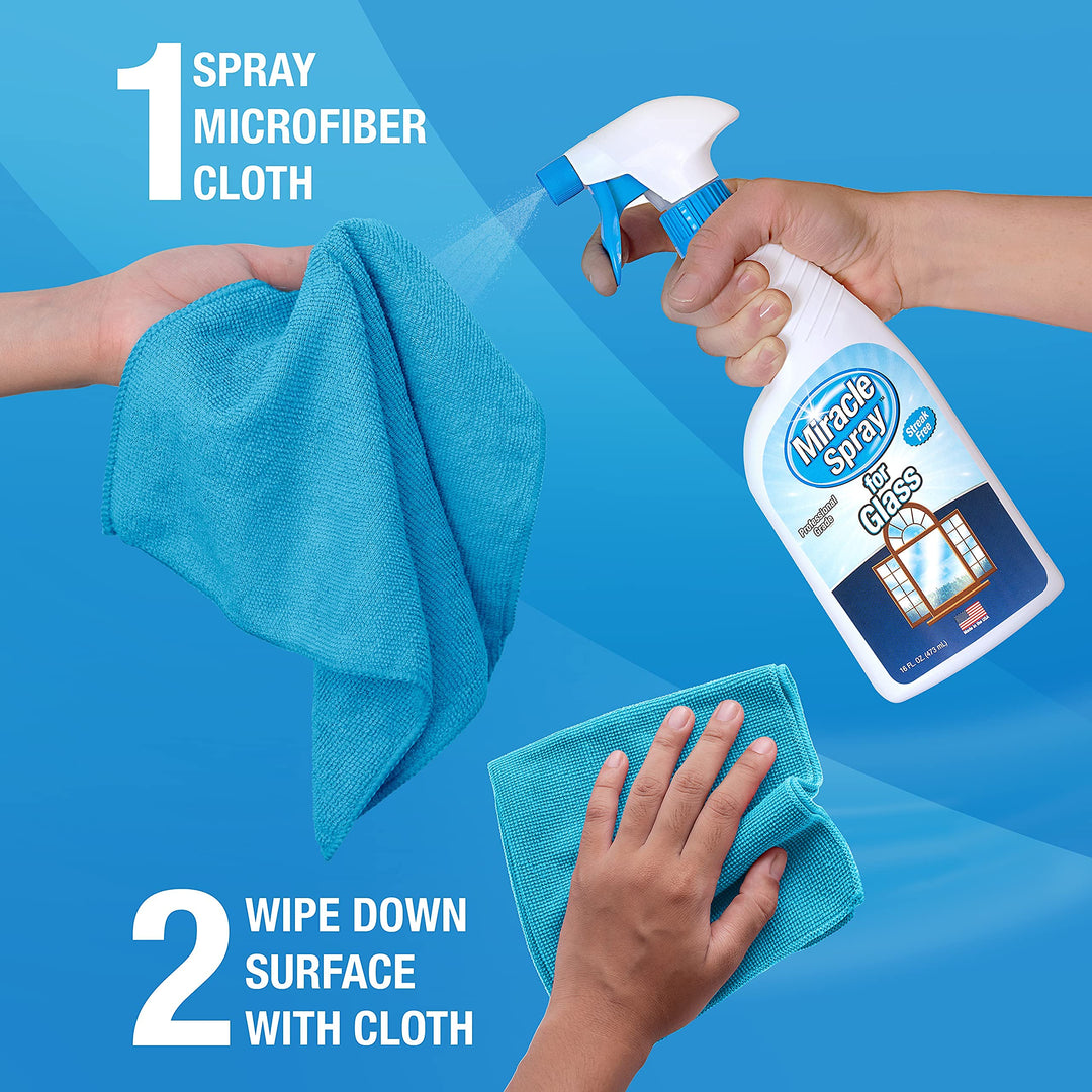 MiracleSpray for Glass - Super Clean All Glass Surfaces