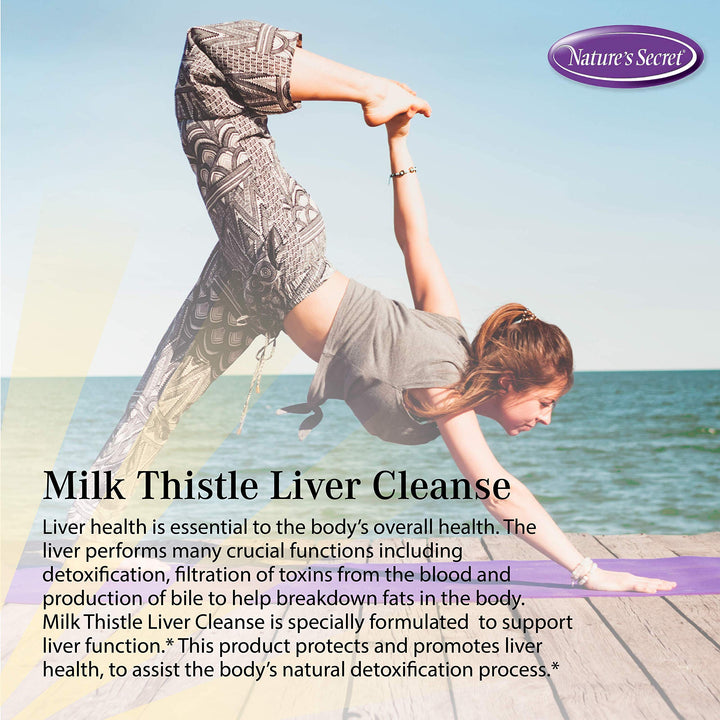 Nature&#39;s Secret Milk Thistle Liver Cleanse Tabs, 60 ct