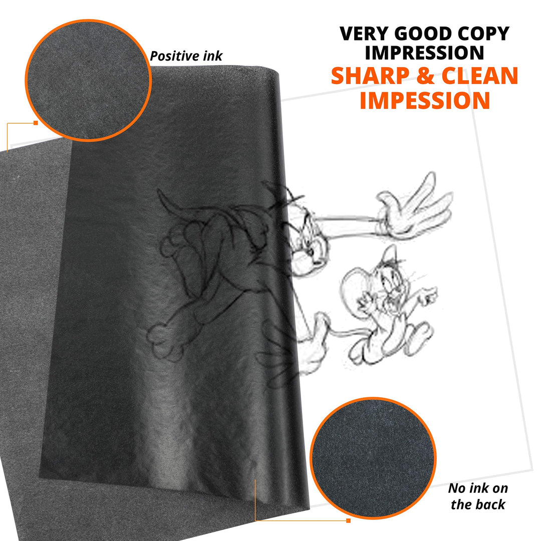 Paperzoid 30-Pack Carbon Paper for Tracing Patterns and