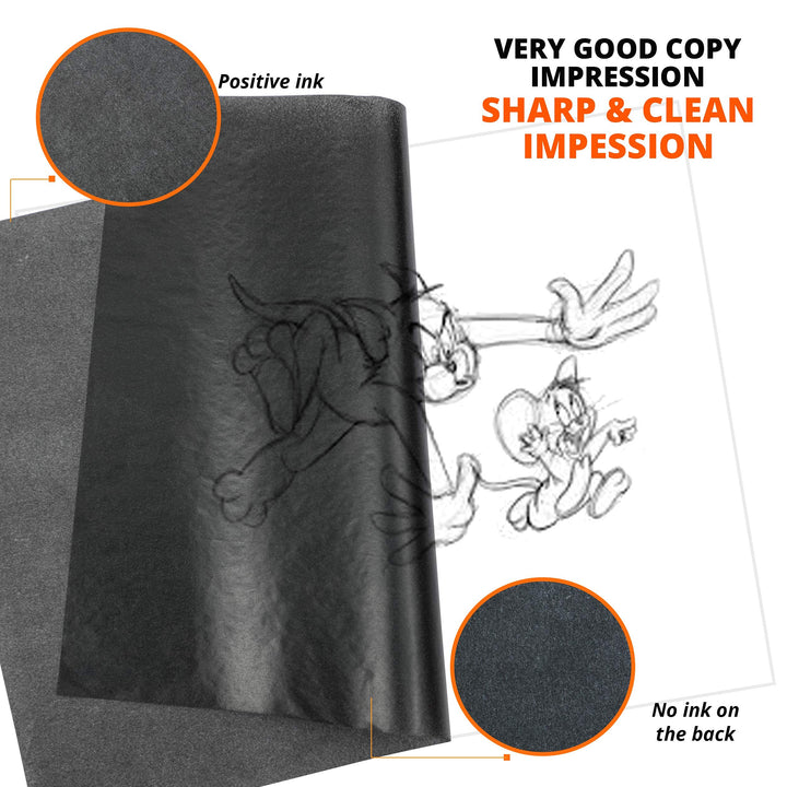 Paperzoid 30-Pack Carbon Paper for Tracing Patterns and