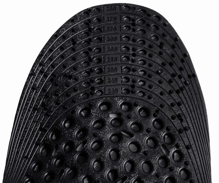 Charcoal Anti Ordor Acupuncture Foot Massage Insoles (Trim to Fit: men&#39;s size 6-10/ women&#39;s size 7-11)