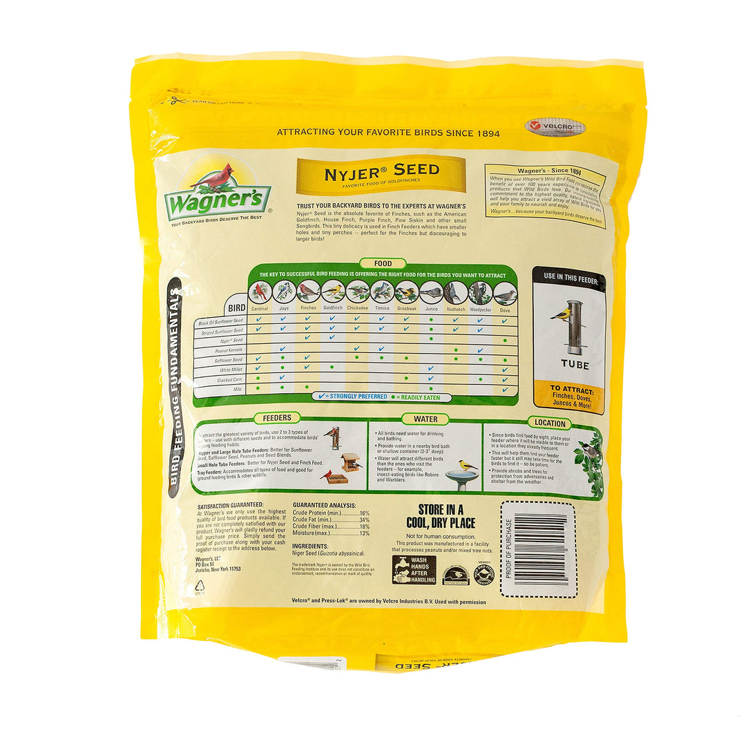 Wagner&#39;s 62051 Nyjer Seed Bird Food, 5-Pound Bag