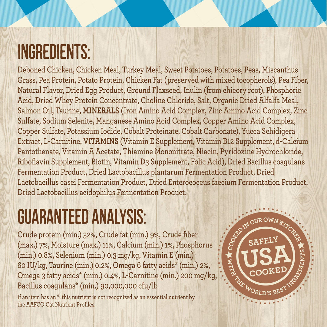 Purrfect Bistro Grain Free Natural Dry Cat Food For Adult Cats, Real Chicken And Sweet Potato Recipe - 12 lb. Bag