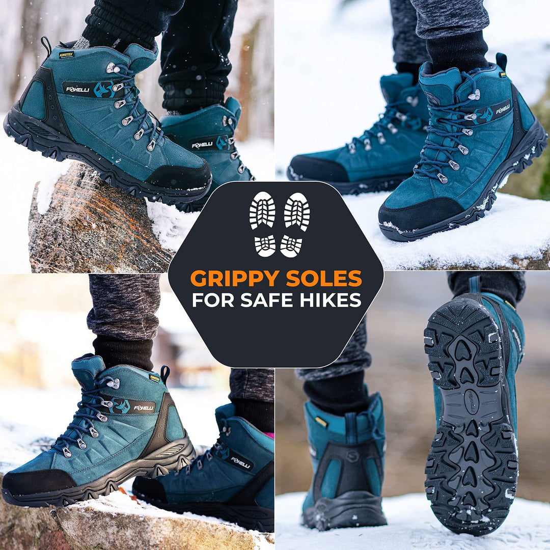 Men’s Hiking Boots – Waterproof Breathable &amp; Lightweight Suede Leather Hiking Boots for Men