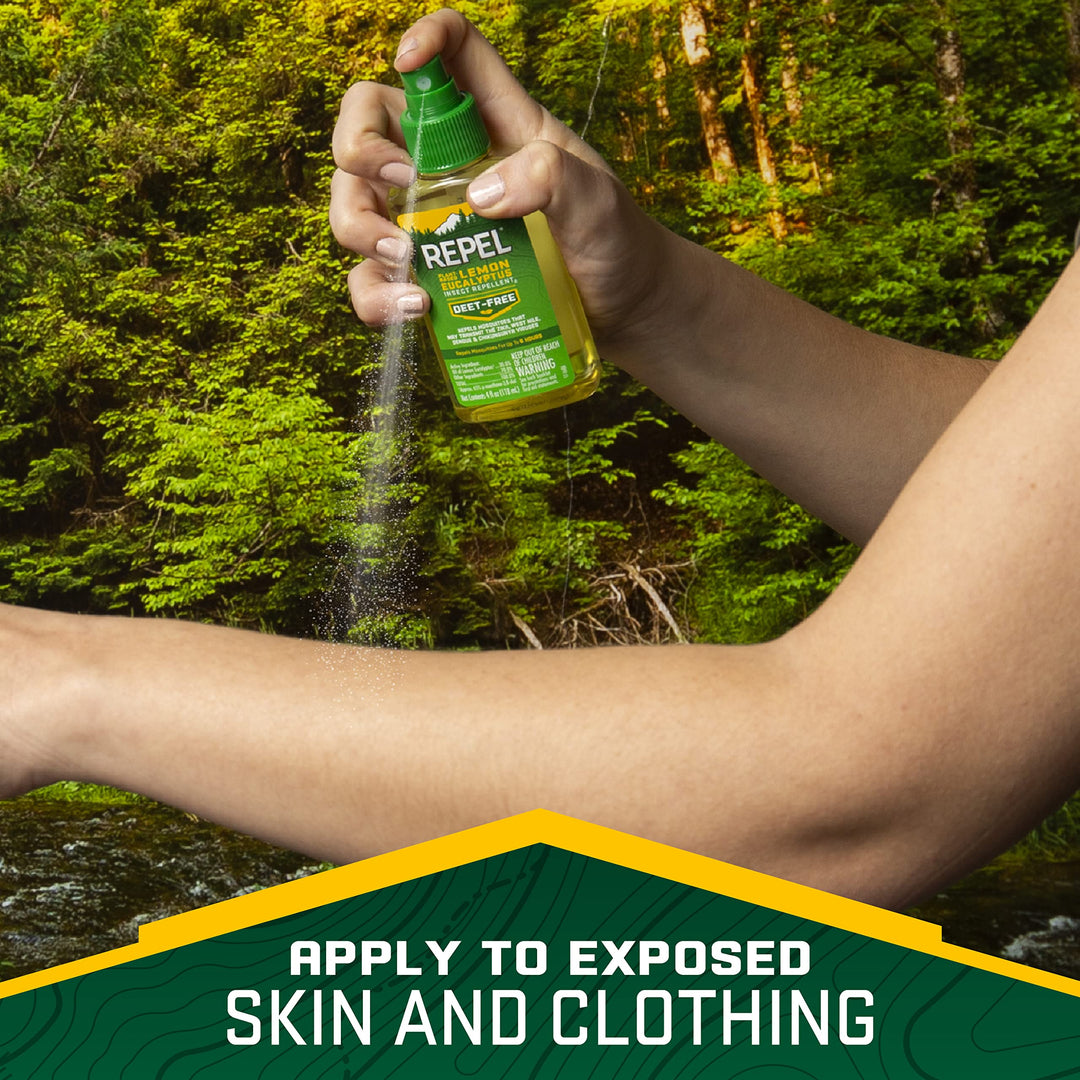 Repel Plant-Based Lemon Eucalyptus Insect Repellent, Mo