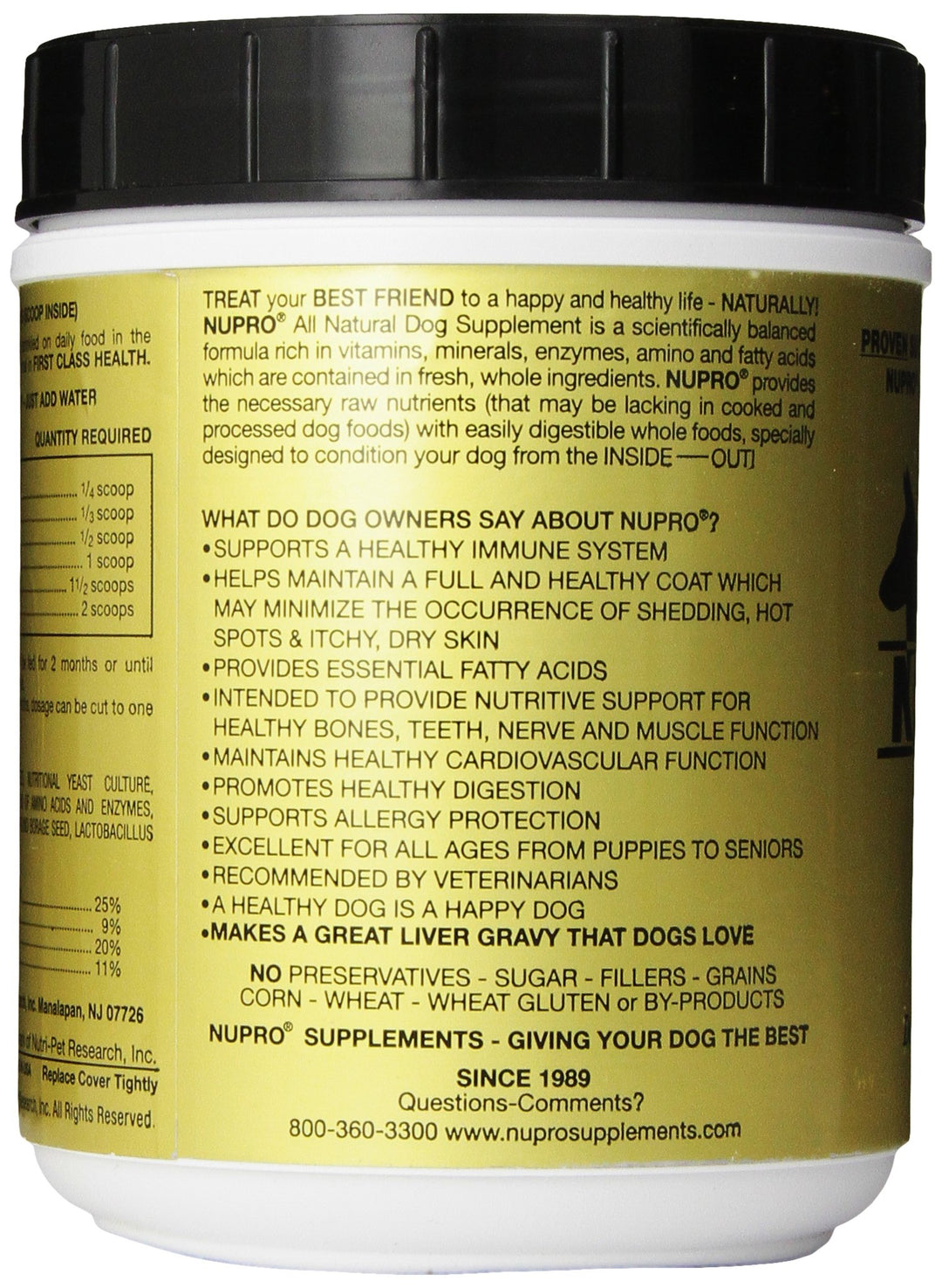 All Natural Dog Supplement (30 oz)