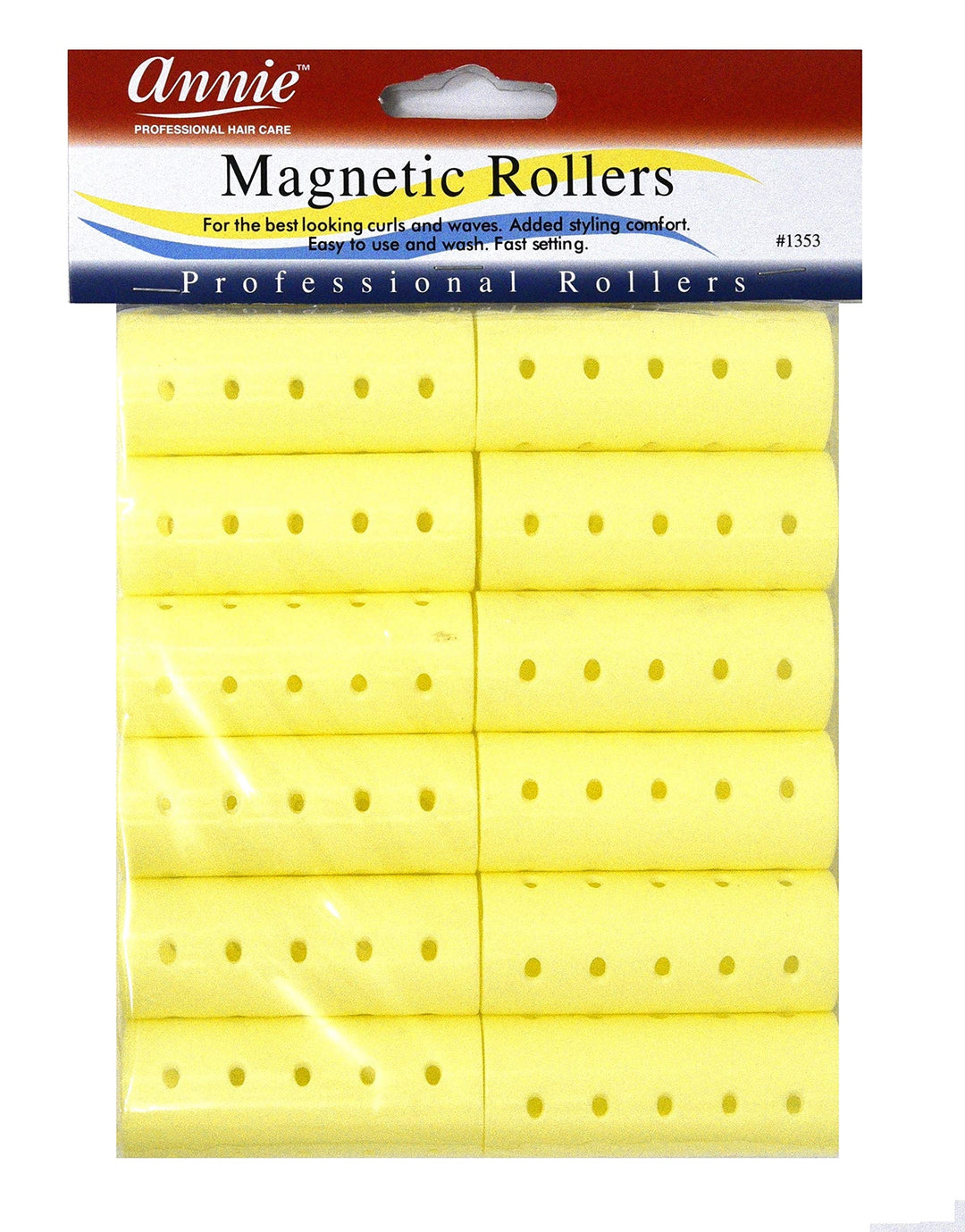 Magnetic Rollers 12 Count Yellow 7/8 #1353
