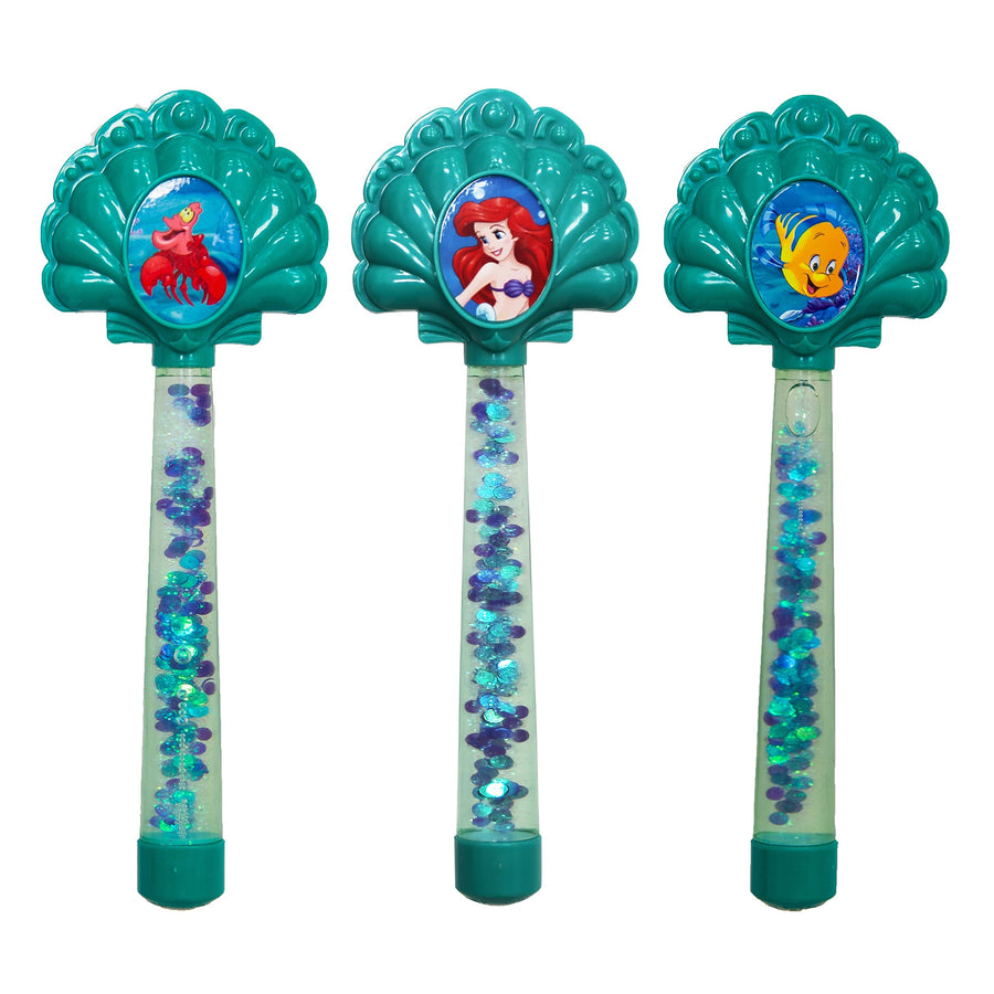 Disney Princess Ariel Glitter Dive Wands - Pack of 3, Green
