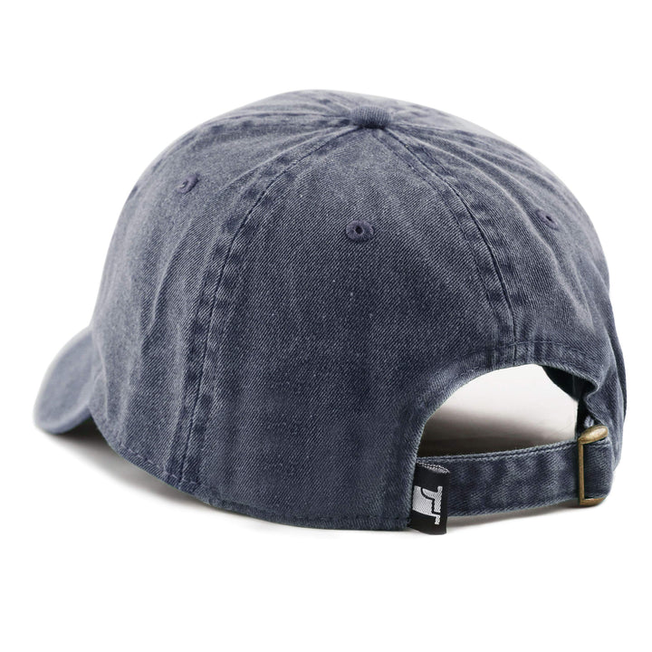 100% Cotton Pigment Dyed Low Profile Dad Hat Six Panel Cap (1. Black)