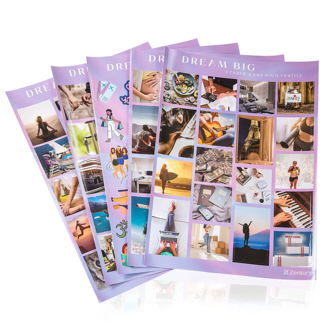 21 Zentury Vision Board Kit – Vision Board Supplies wit