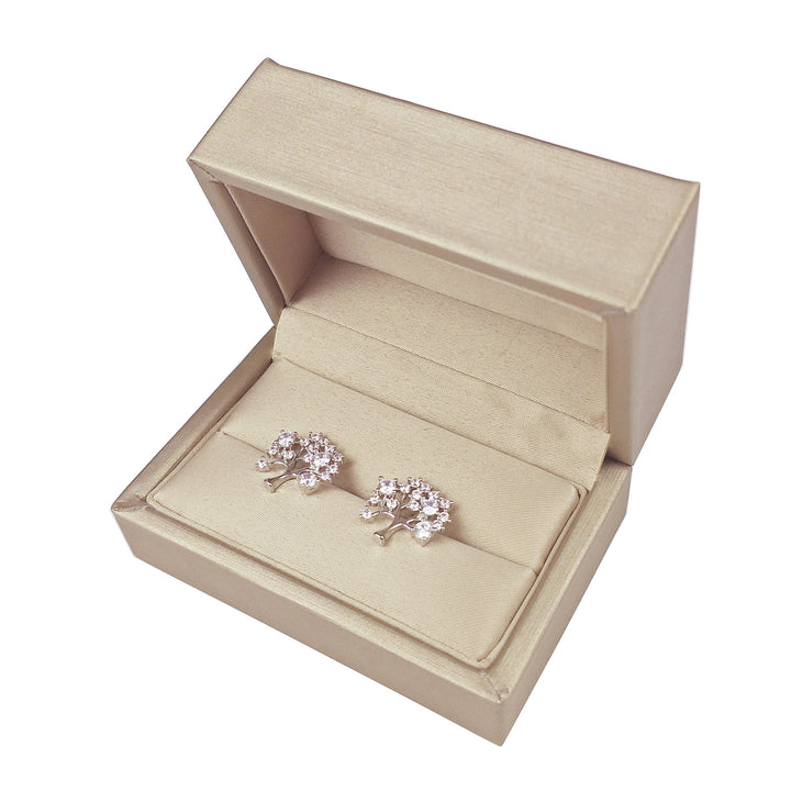 Gold Bearer Ring Box – Premium PU Leather Double Rings Box for Wedding Engagement Gift Box