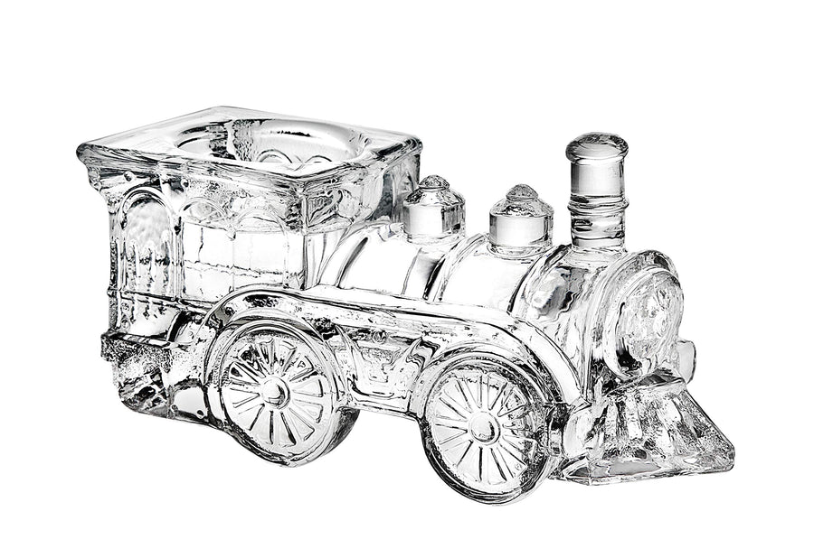 Votive Candle Holder Holiday Crystal Train Engine