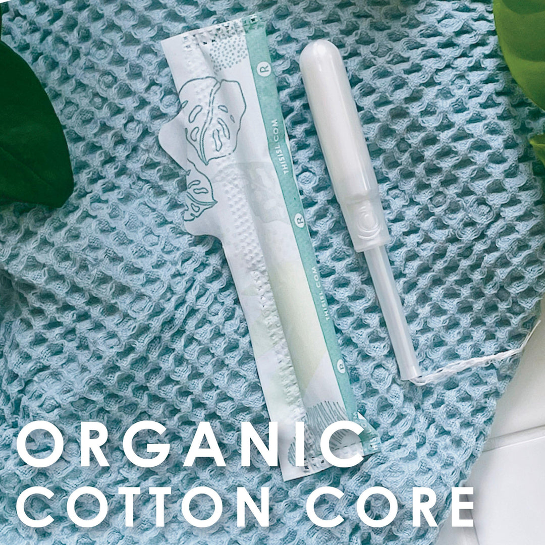 L. Organic Cotton Tampons Regular Absorbency, Free from