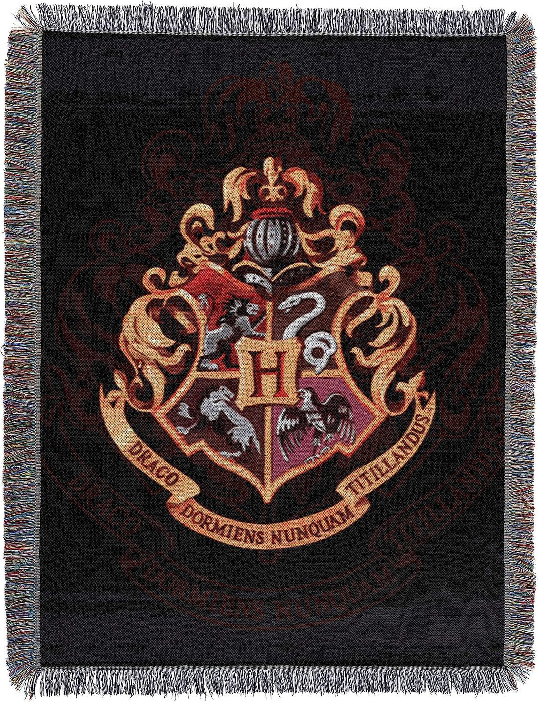 Northwest Woven Tapestry Throw Blanket, 48 x 60, Hogwar