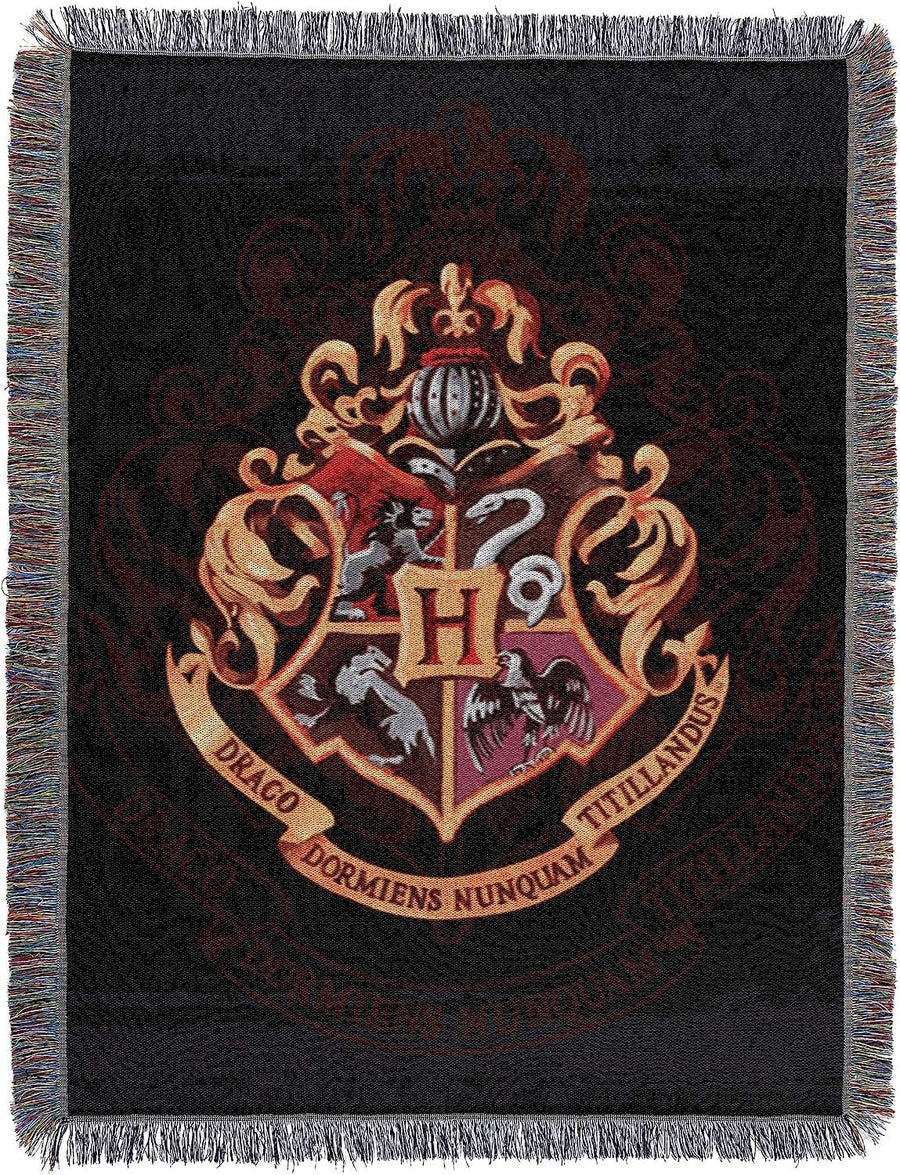 Northwest Woven Tapestry Throw Blanket, 48 x 60, Hogwar
