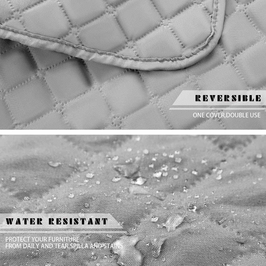 3 Pieces Recliner Headrest Protector Headrest Cover for Recliner Chair Sofa Headrest Covers Couch Headrest Protector Recliner Chair Head Protector Cover for Sofa Furniture Protectors (light gray)