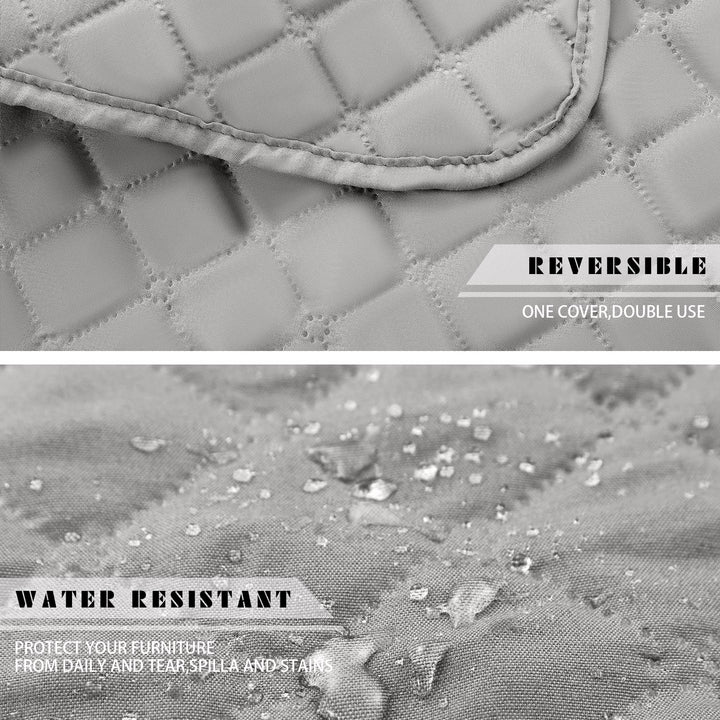 3 Pieces Recliner Headrest Protector Headrest Cover for Recliner Chair Sofa Headrest Covers Couch Headrest Protector Recliner Chair Head Protector Cover for Sofa Furniture Protectors (light gray)