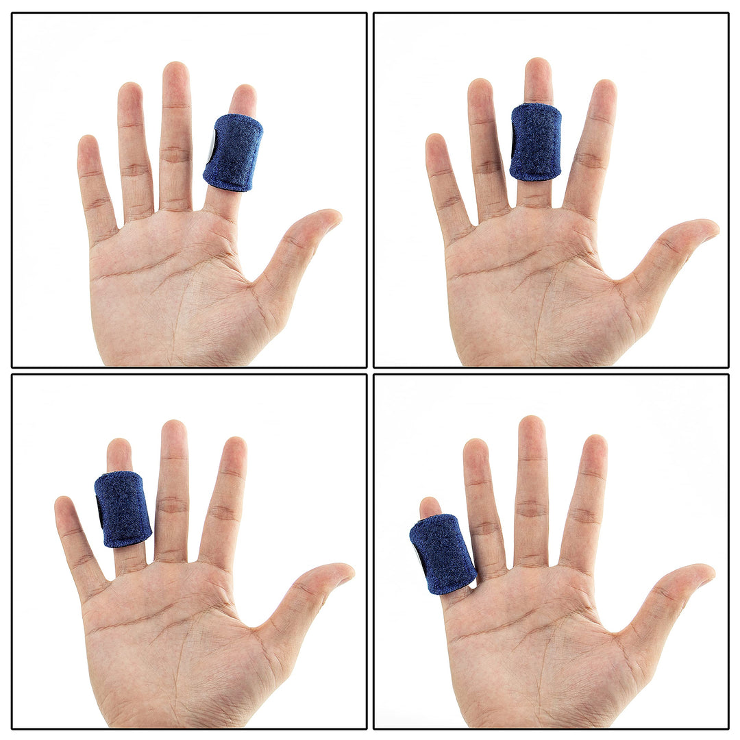 Ponpon 5pcs Finger Splint Adjustable Trigger Brace Inde