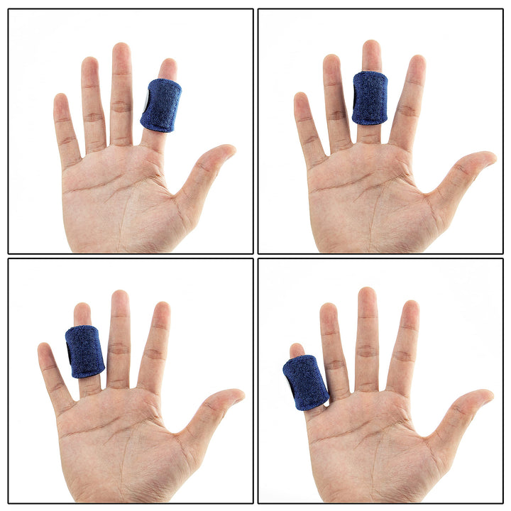 Ponpon 5pcs Finger Splint Adjustable Trigger Brace Inde