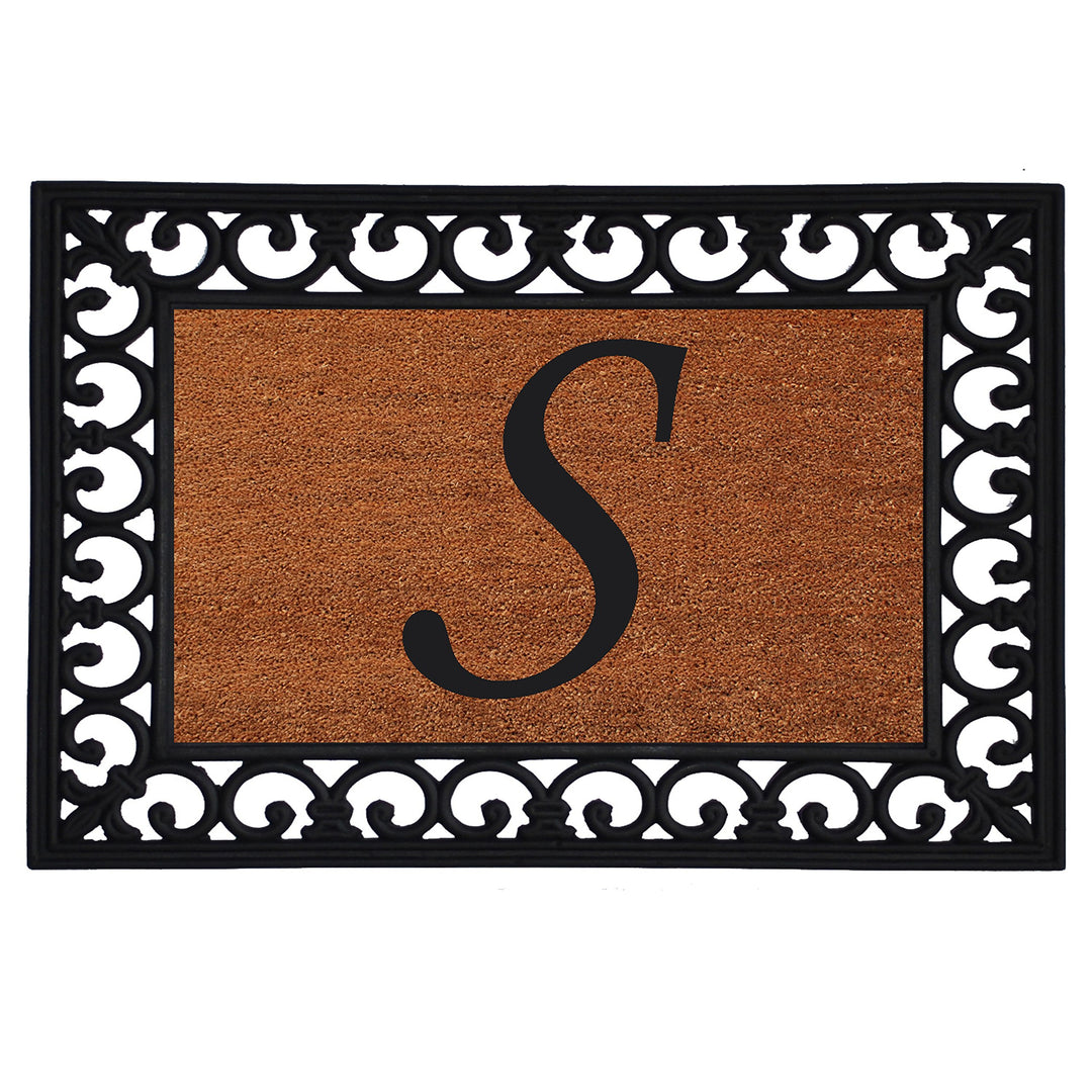 180041925S Monogram Insert Doormat 19 x 25 (Letter S)
