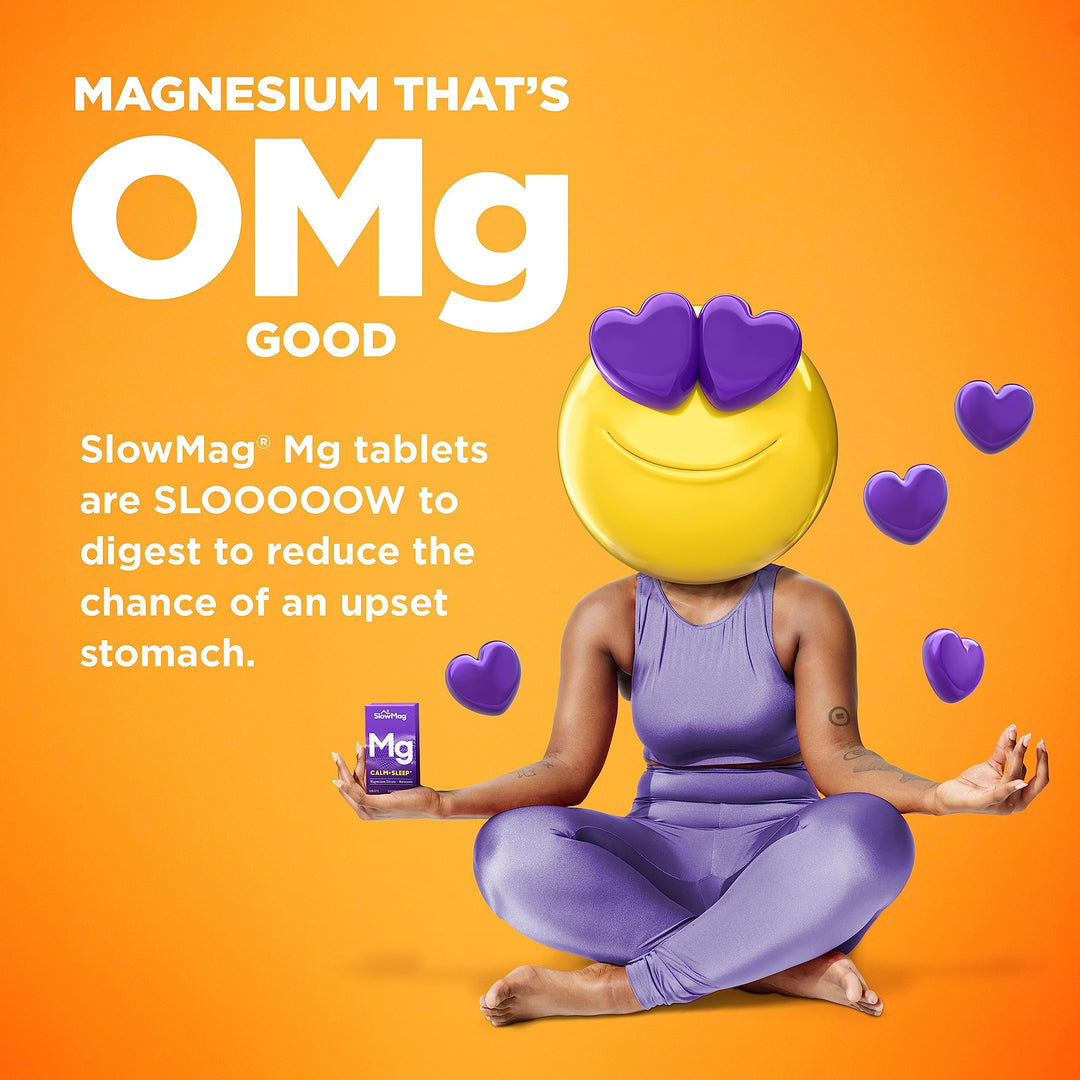 Slow-Mag MG Calm + Sleep Magnesium Citrate with Melaton