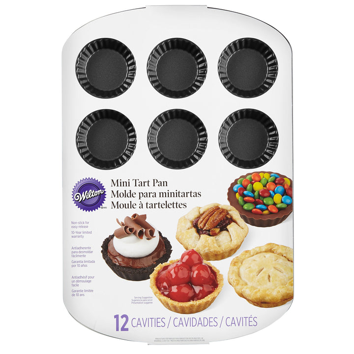 Wilton Non-Stick Mini Tart Pan, 12-Cavity