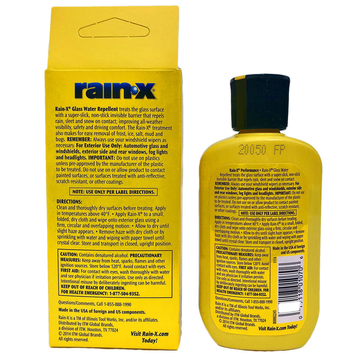 Rain-X Original Windshield Treatment Glass Water Repell
