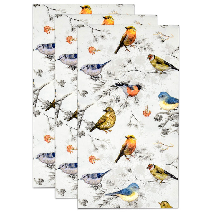 Gift Boutique 100 Bird Guest Napkins Disposable Paper B
