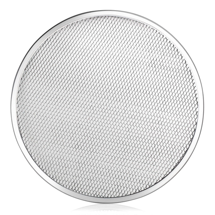 50684 Restaurant-Grade Aluminum Pizza Baking Screen, Seamless, 14-Inch