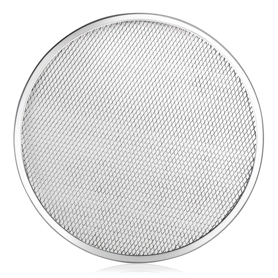 50684 Restaurant-Grade Aluminum Pizza Baking Screen, Seamless, 14-Inch