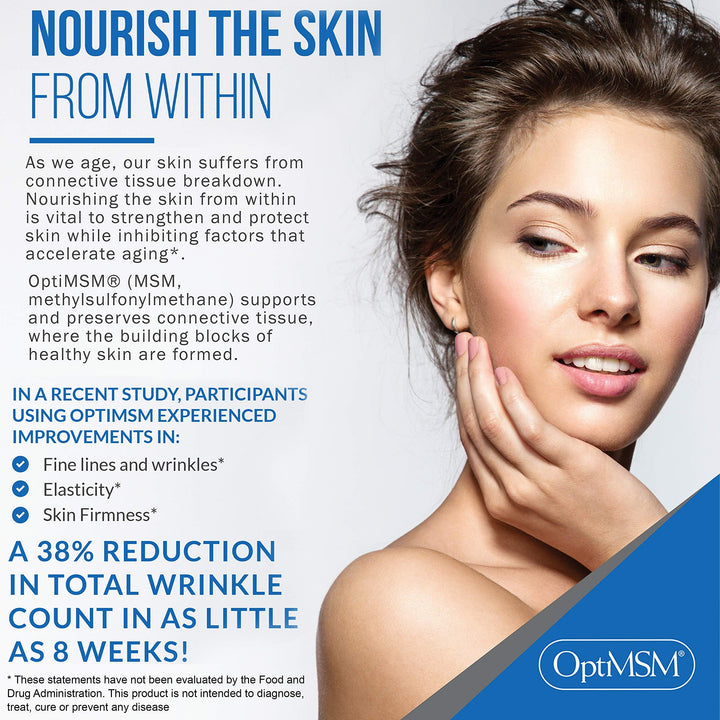 MSMPure Max Strength Skin &amp; Facial MSM Gel with Organic Aloe, 8 oz – Preservative-Free Skin Care for Smooth, Radiant Skin