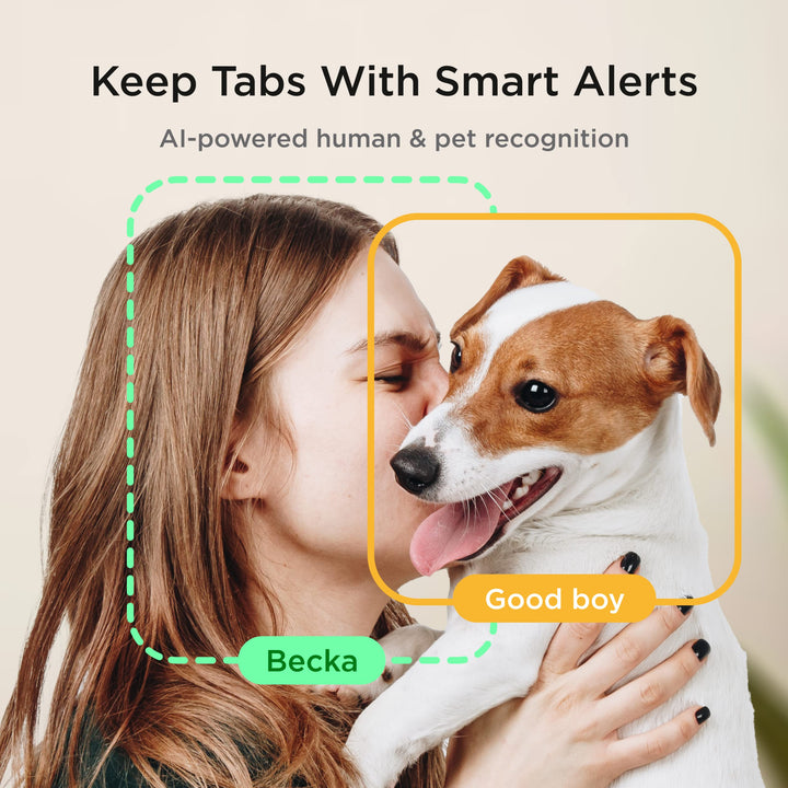 Cam | Indoor Wi-Fi Pet and Security Camera with Phone App, Pet Monitor with 2-Way Audio and Video, Night Vision, 1080p HD Video and Smart Alerts for Ultimate Home Security