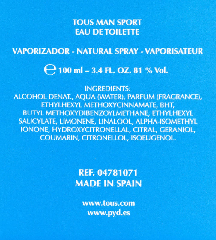Sport Man Eau de Toilette, 100ml