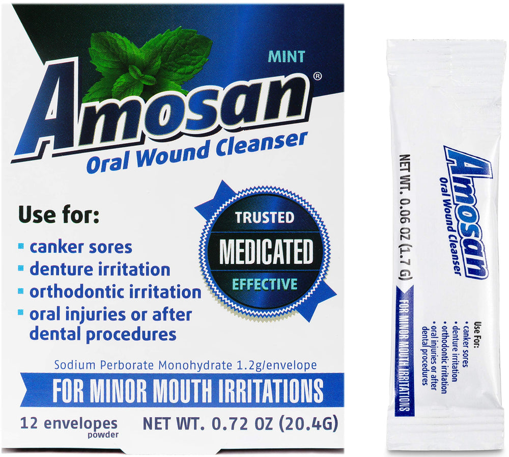 Amosan Oral Antiseptic Rinse - 68.635% Sodium Perborate