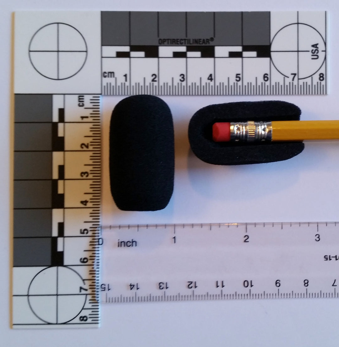 LS35 Replacement Microphone Covers - for Lightspeed Aviation Pilot Headset - Foam Windscreen - 2 Pack