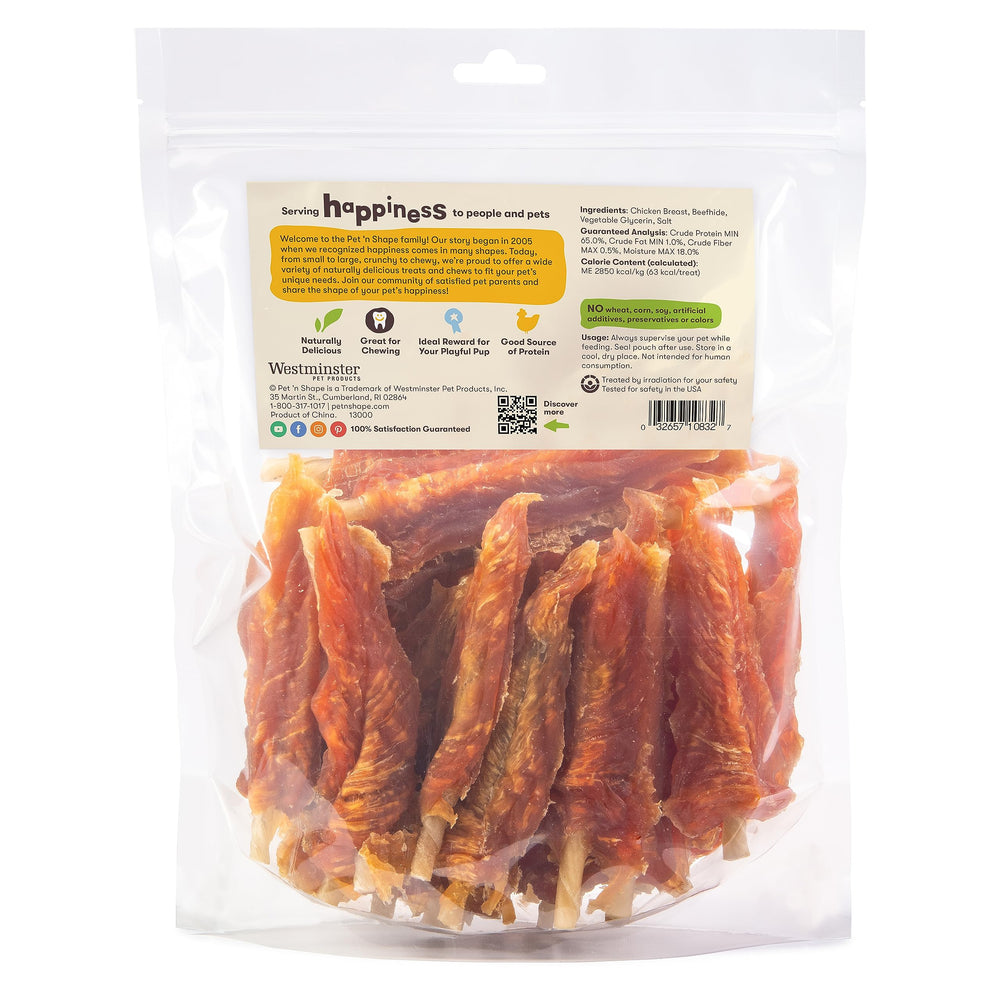 Chik 'n Skewers – Chicken Wrapped Rawhide Dog Chew