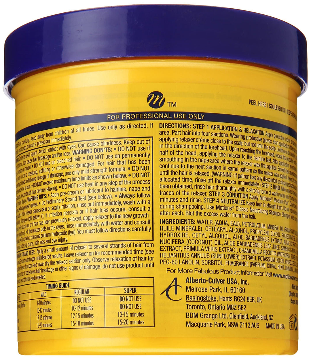Oil Moisturizer Hair Relaxer, Super, 15 Ounce