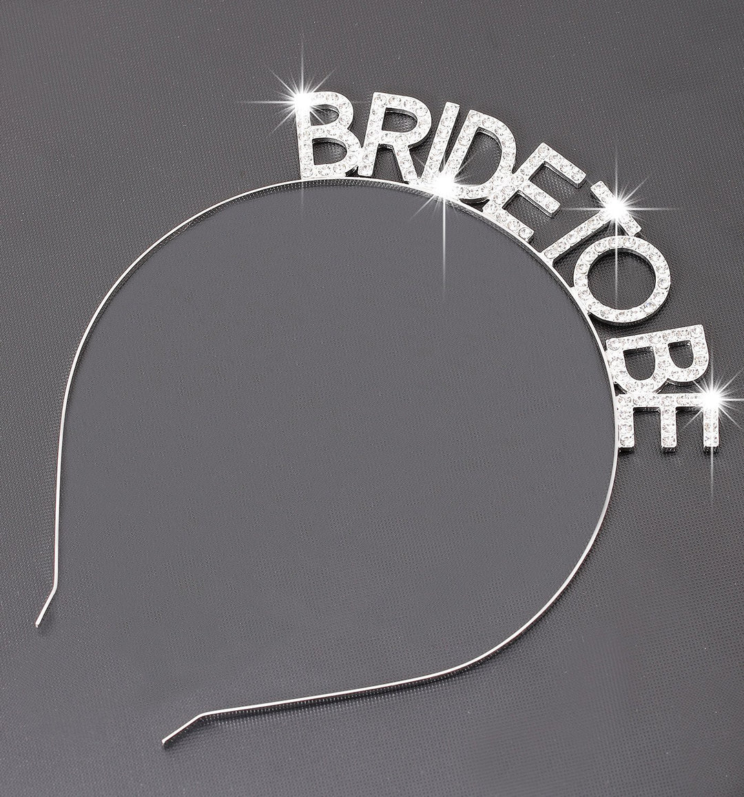 Bride To Be: Daxi Bachelorette Party Decorations Bridal Accessories Bride To Be Tiara Bridal Shower Headband Wedding Decor