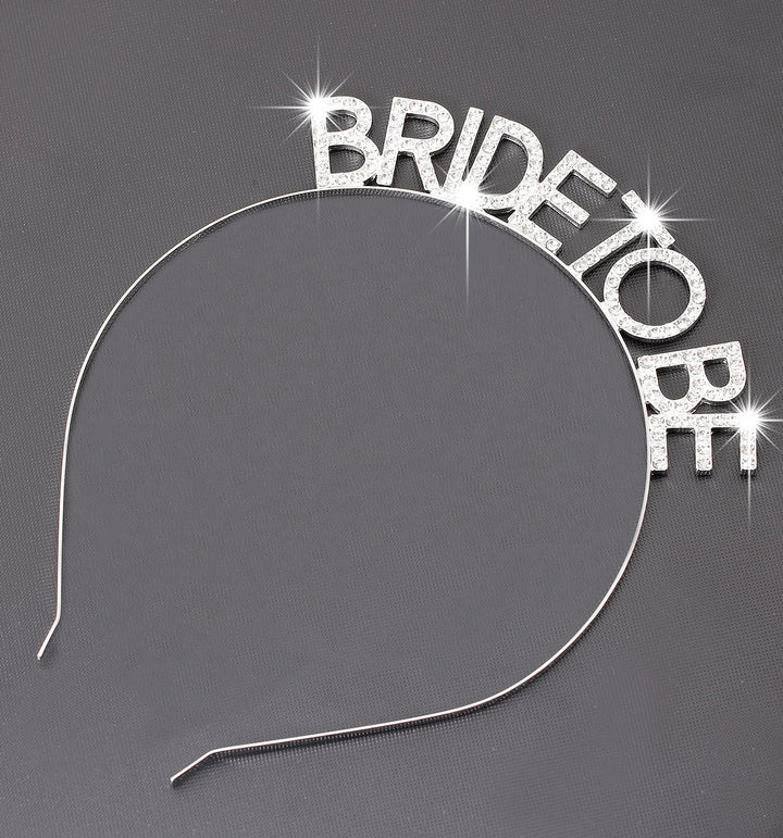 Bride To Be: Daxi Bachelorette Party Decorations Bridal Accessories Bride To Be Tiara Bridal Shower Headband Wedding Decor