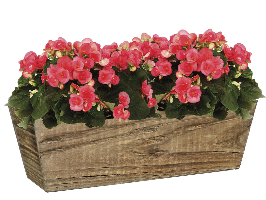 Wood Window Box Planter - Buffalo Brown