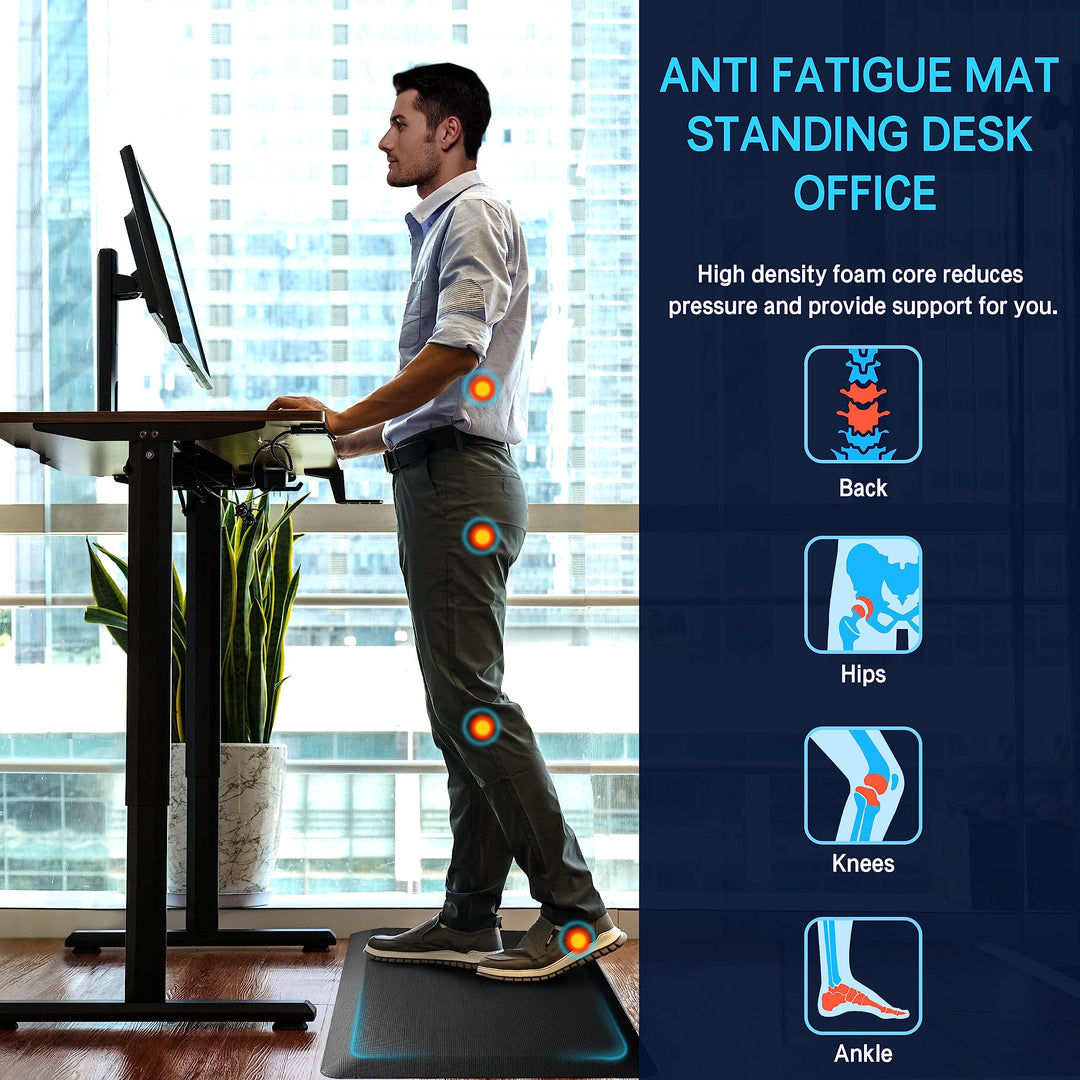 FEATOL Anti Fatigue Mats for Standing, 9/10 Extra Thick