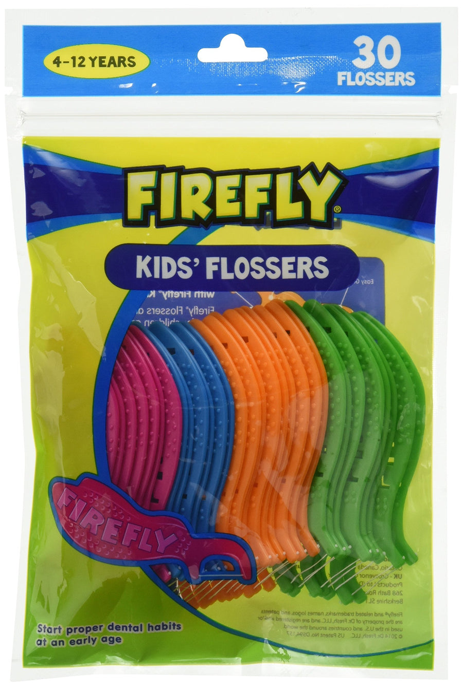 FireFly Kid's Flossers: 36 Count