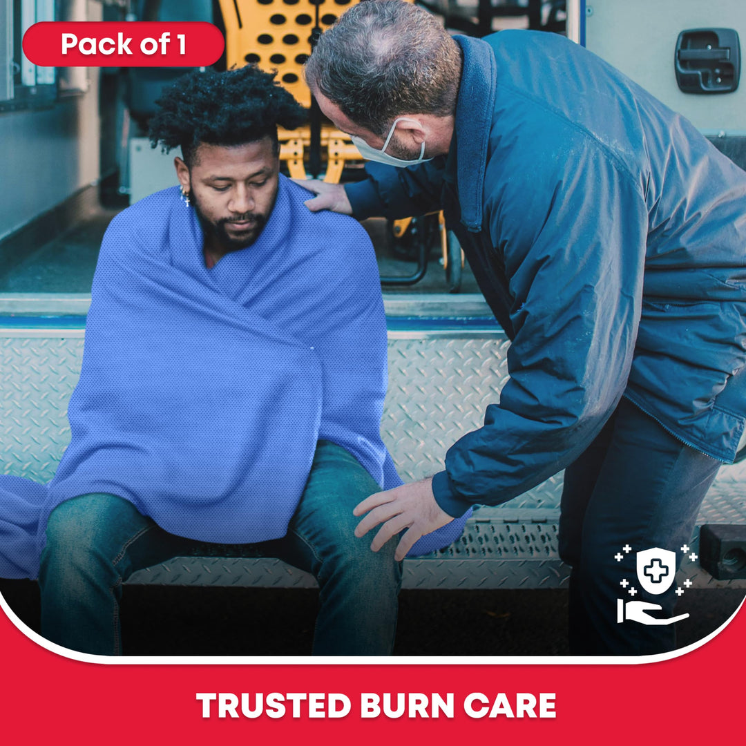 Ever Ready First Aid Sterile Burn Sheet Blanket – 60”x 90”